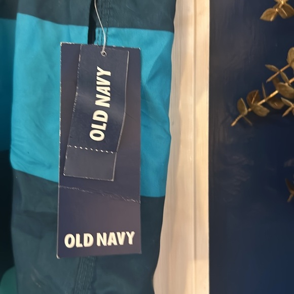 NWT Men’s Old Navy Striped Swim Trunks Board Shorts Size XXL - Picture 5 of 9